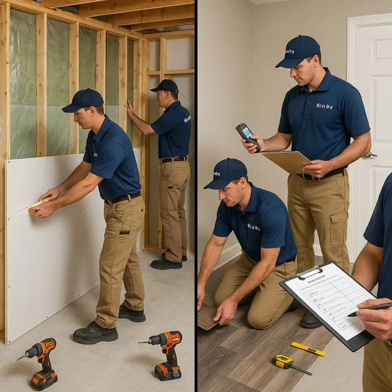 Repairs and Reconstruction process in Cimarron Hills, CO